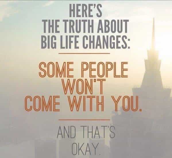 Big Changes and the loss and gain that comes with them